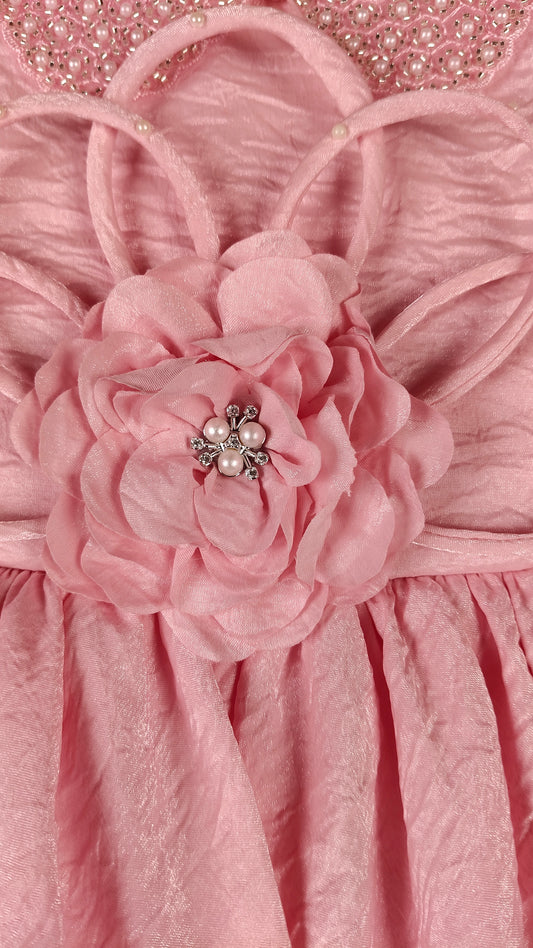Pink Colour Party Frock(GE-GFRP_1520)
