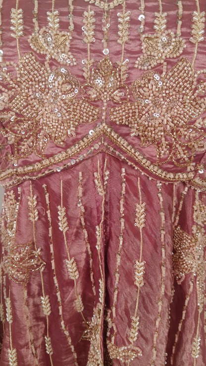 Mauve Colour Plazo Set(LE-WPZS_10758)