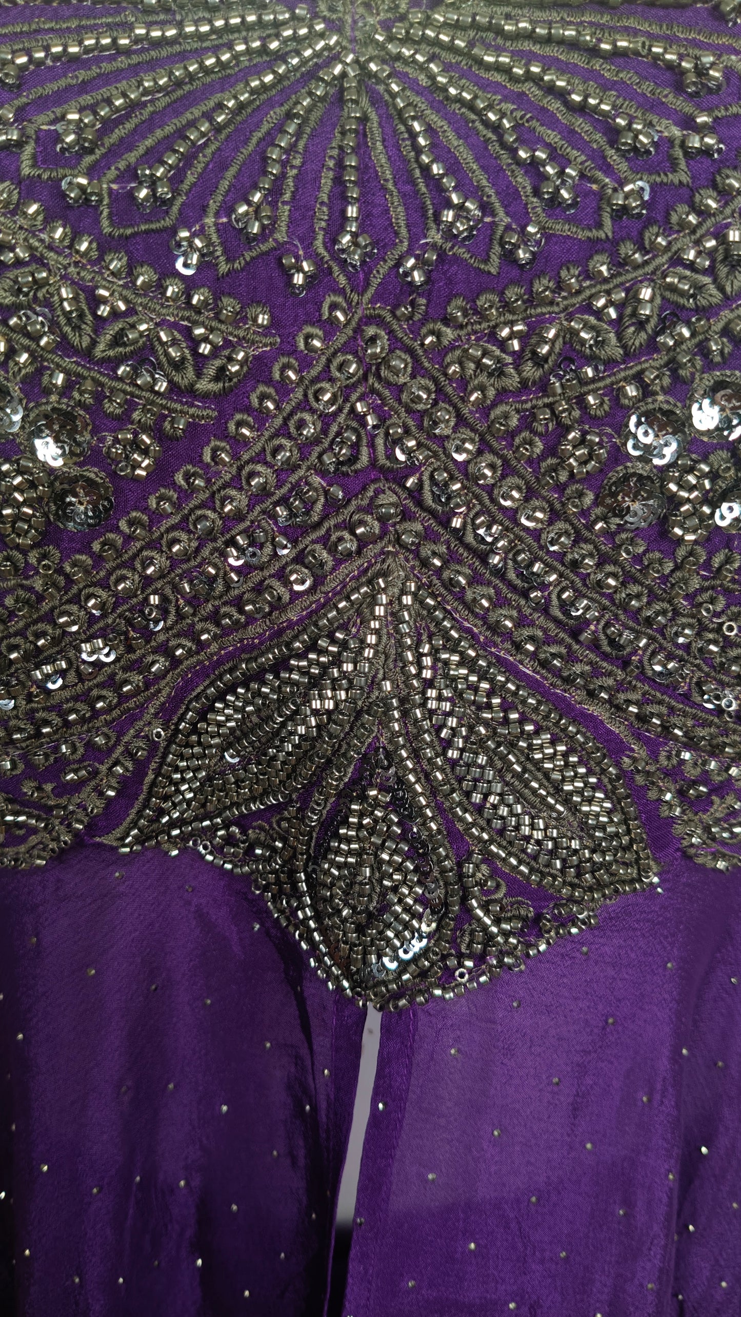 Purple Colour Plazo Set(LE-WPZS_1531)