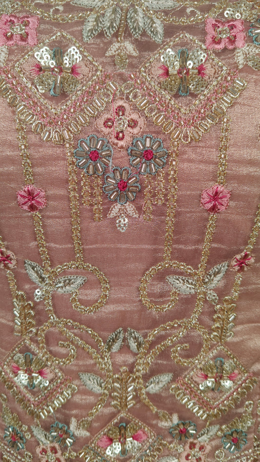Dusty Rose Colour Ghaghra Choli(LE-WGHC_9861)