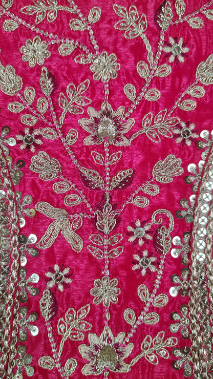 Fuchsia Pink Colour Plazo Set(GE-GPZS_1459)