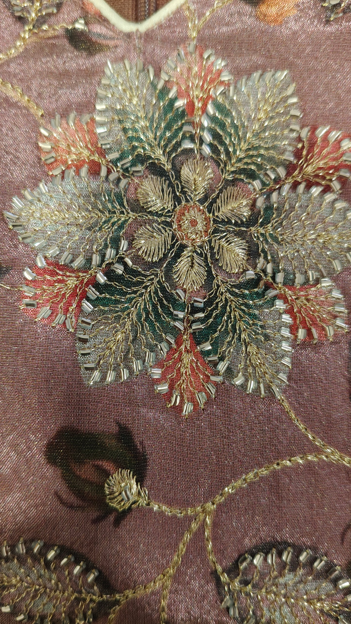 Rust Colour Plazo Set(GE-GPZS_9968)