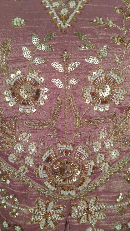 Onion Pink Colour Plazo Set(LE-WPZS_22186)