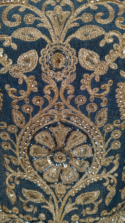 Blue Colour Ghaghra Choli(LE-WGHC_3054)