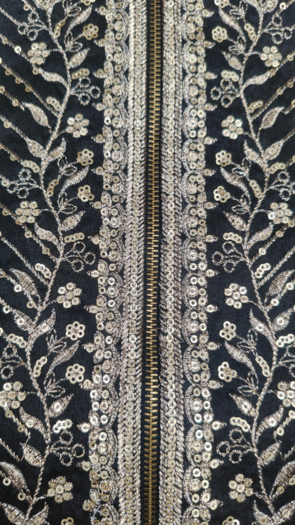 BlacK Colour Jacket Kurta Set(BE-BBUS_1984)