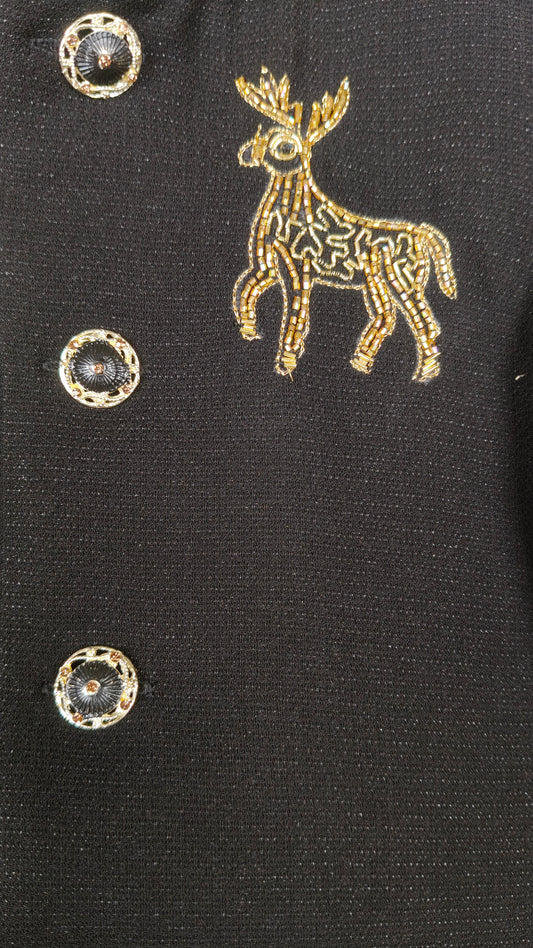 Black Colour Jodhpuri Suit(BE-BJOD_7340)