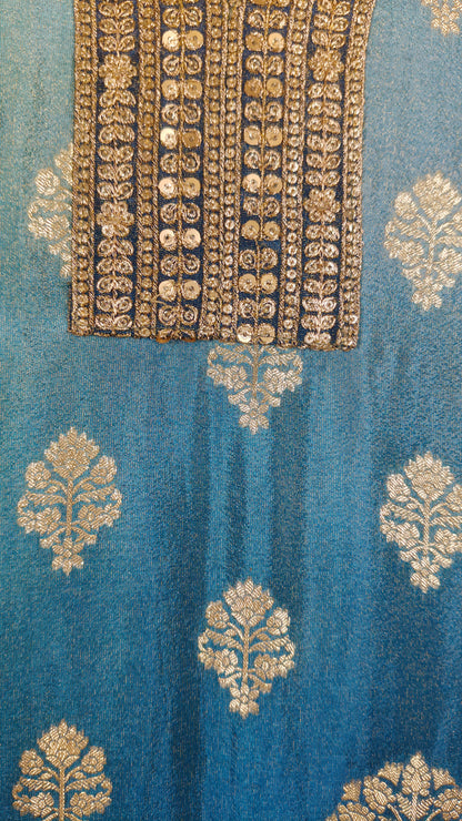 Green Colour Kurta Set(ME-MKUS_4148.C)
