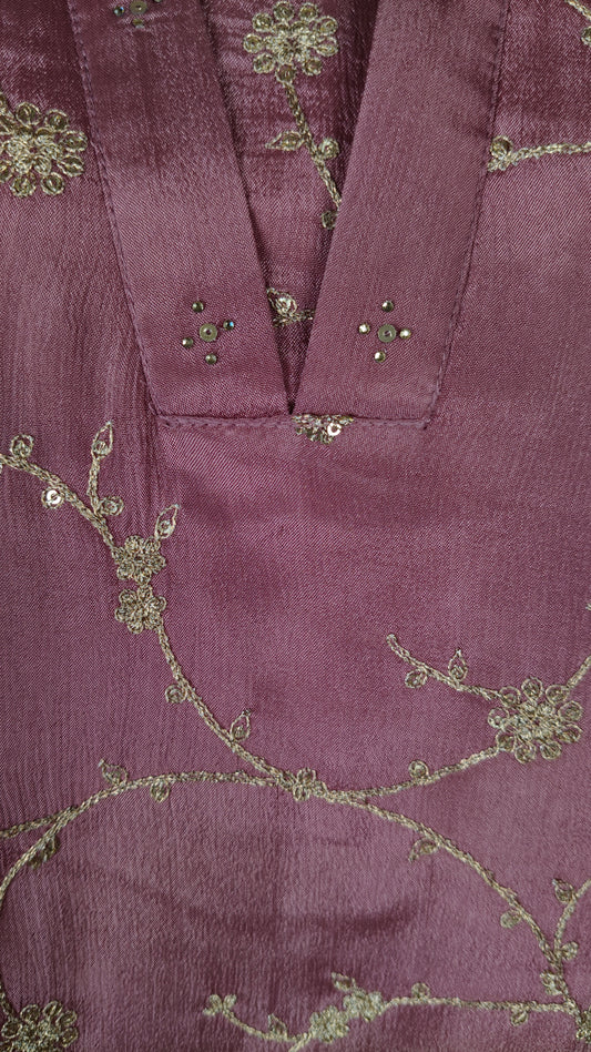 Blush Pink Colour Kurti Set(LC-WKIS_2016 S)