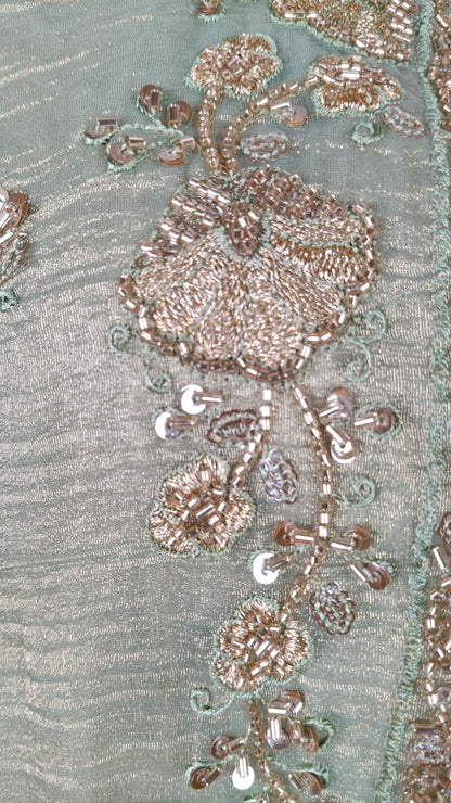 Sage Green Colour Plazo Set(LE-WPZS_1143)