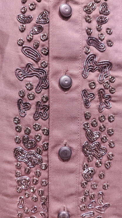 Onion Pink Colour Bundi Set(ME-MBUS_BS 832)