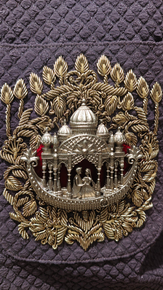 Purple Colour Bundi Set(ME-MBUS_JJ 420)