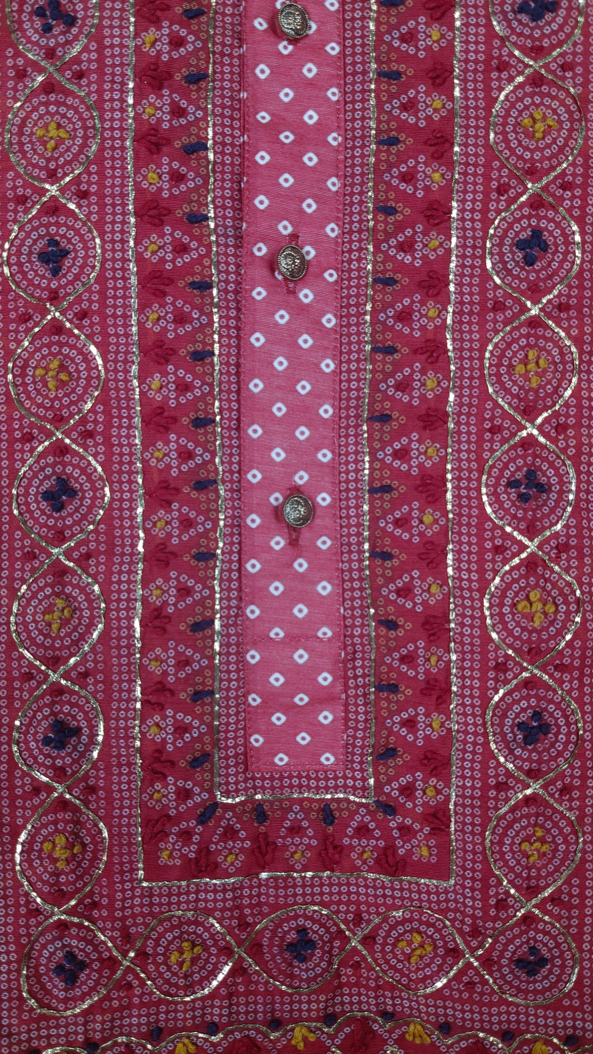 Red Colour Kurta Set(ME-MKUS_11065 A)