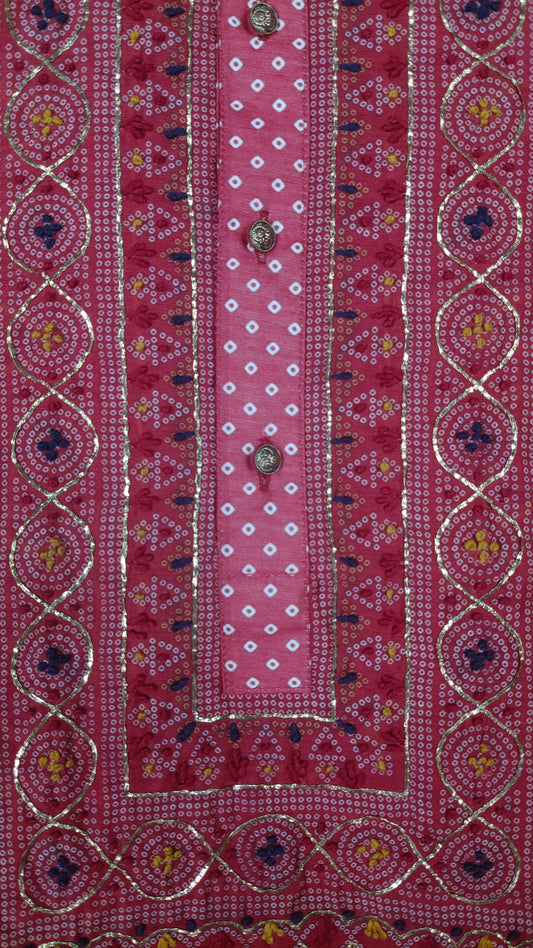 Red Colour Kurta Set(ME-MKUS_11065 A)