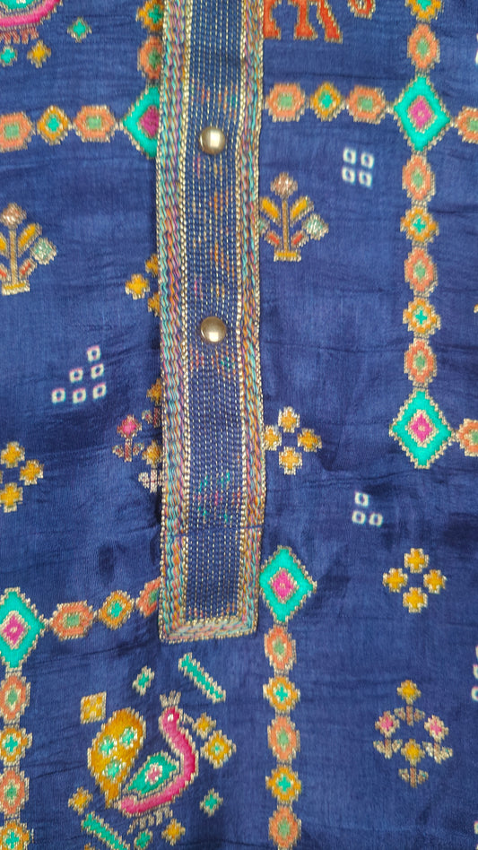 Blue Colour Kurta Set(ME-MKUS_4208 E)