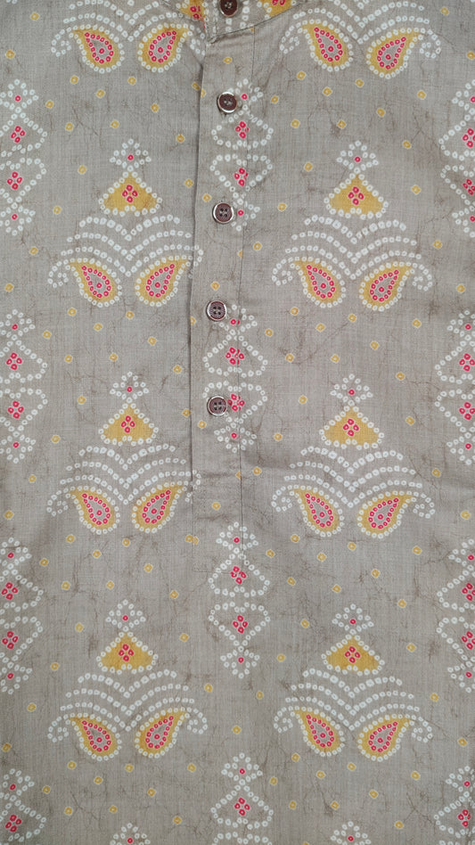Fawn Colour Kurta Set(ME-MKUS_3957 S)