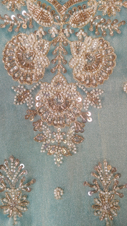 Sage Green Colour Plazo Set(GE-GPZS_4796)