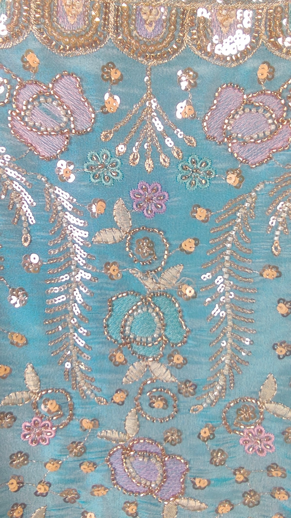Sky Blue Colour Plazo Set(GE-GPZS_4422)