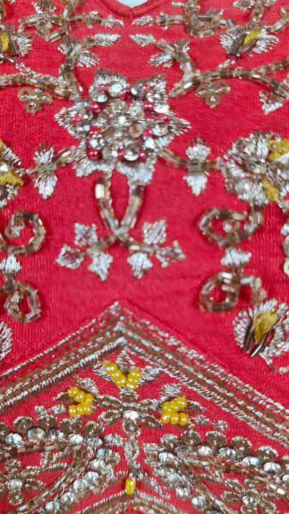 Orange Colour Ghaghra Choli(LE-WGHC_5069)