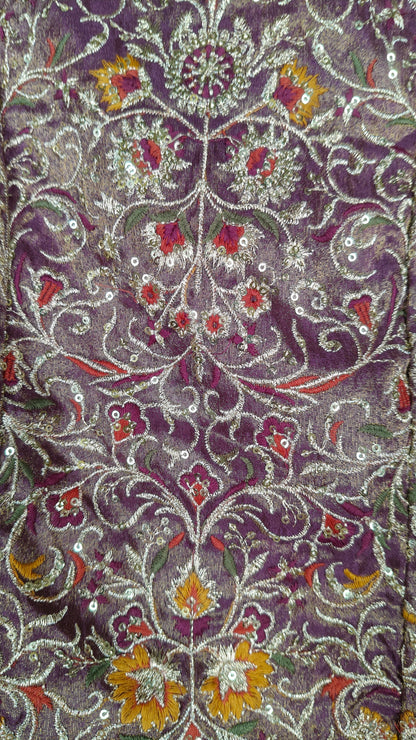 Wine Colour Plazo Set(GE-GPZS_2174)
