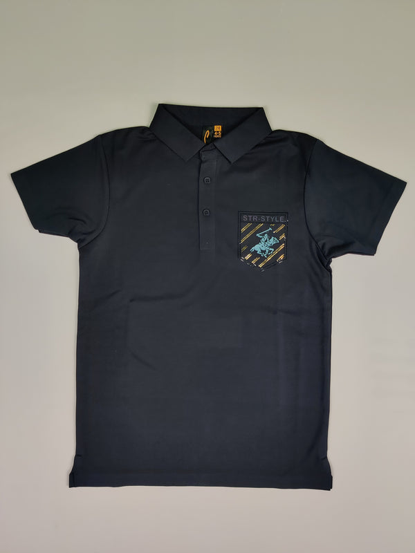 Navy Blue Colour T-Shirt (BC-01_5096)