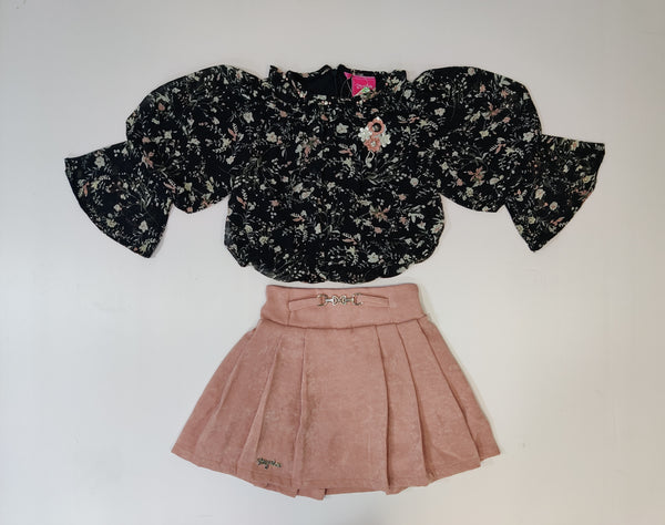 Black Colour Skirt Top(GC-GSKT_809)