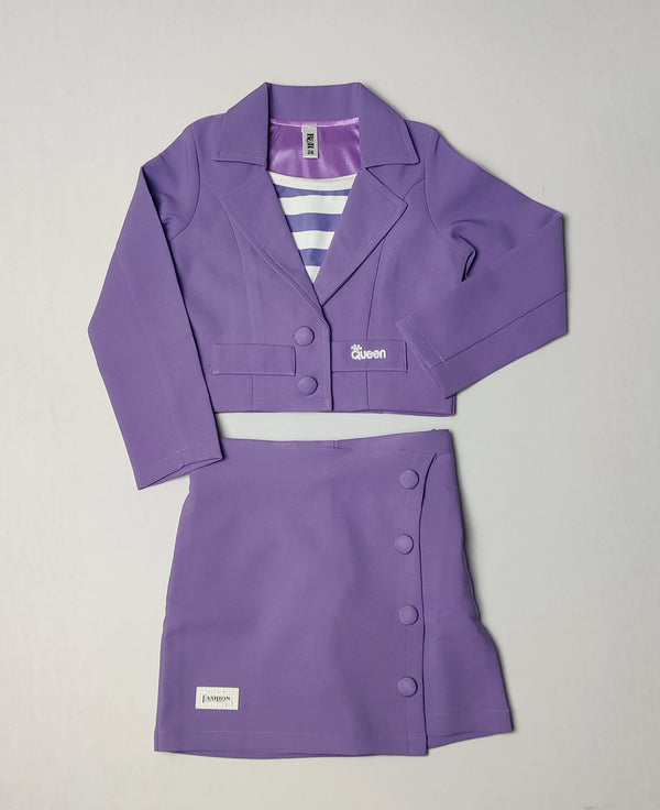 Purple Colour Western Skirt Blouse(GC-GWSD_0714)