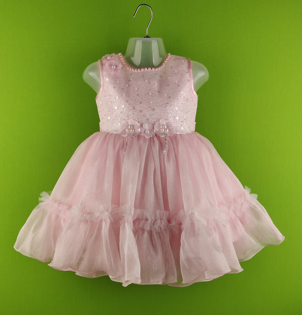 Pink Colour Party Frock(GE-GFRP_151)