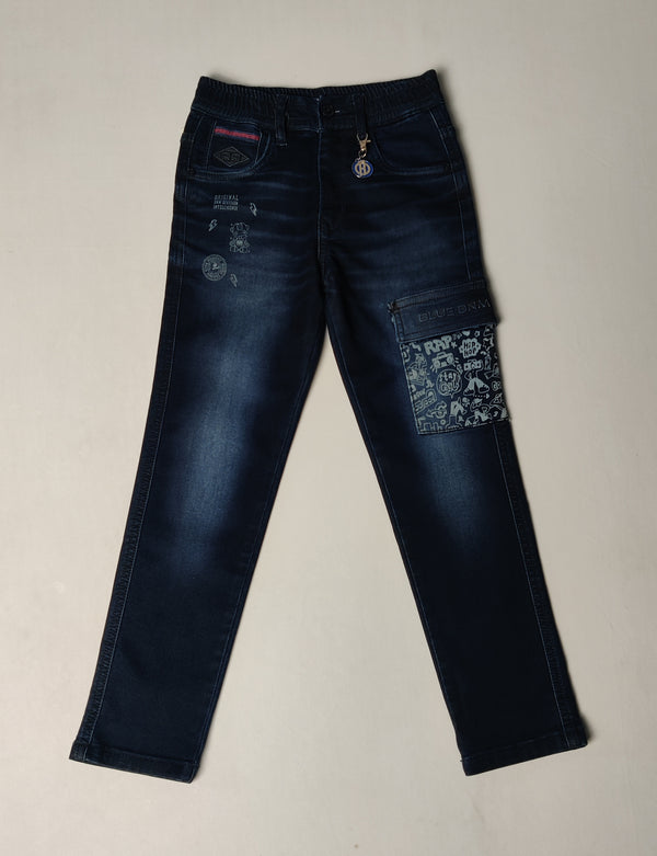 Dark Blue Colour Jeans(BC-BJNS_4005)