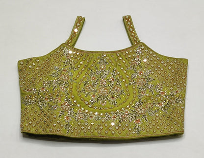 Green Colour Ghaghra Choli(GE-GGHC_5174)