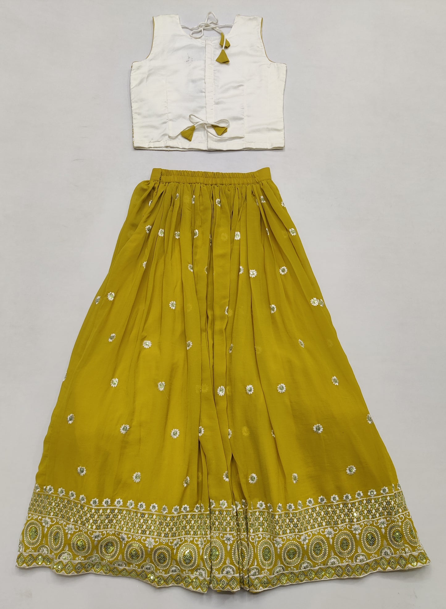Mustard Colour Ghaghra Choli(GE-GGHC_5015)