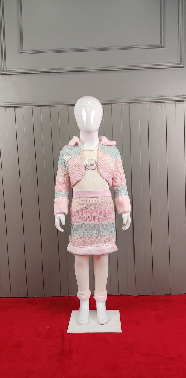 Pink Colour Skirt Blouse(GC-GSKT_1758)