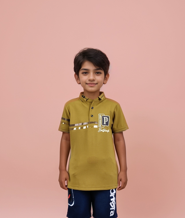 Khakhi Colour T-Shirt(BC-BTSH_5220)