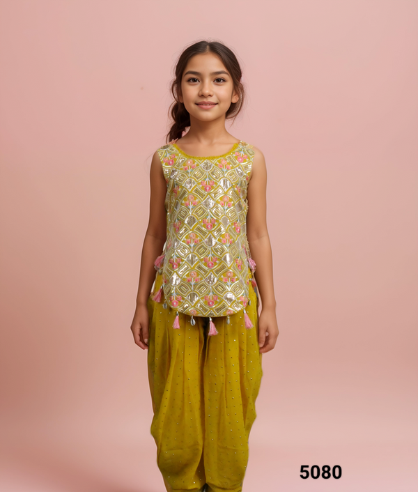 Mustard Colour Chudidar(GE-GCHU_5080)