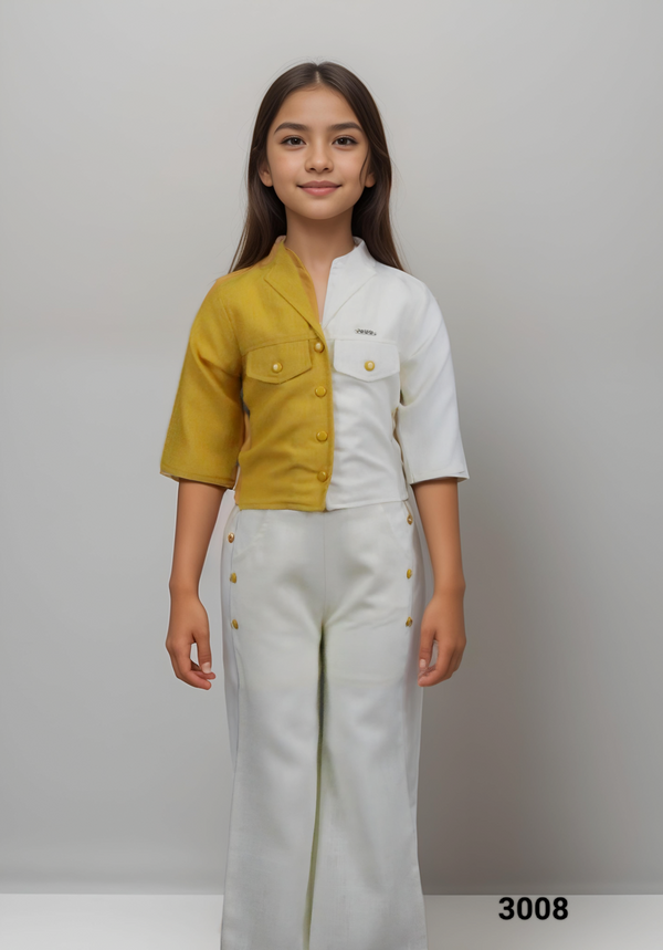 Yellow Colour Co-Ord Set(GC-GCOS_3008)