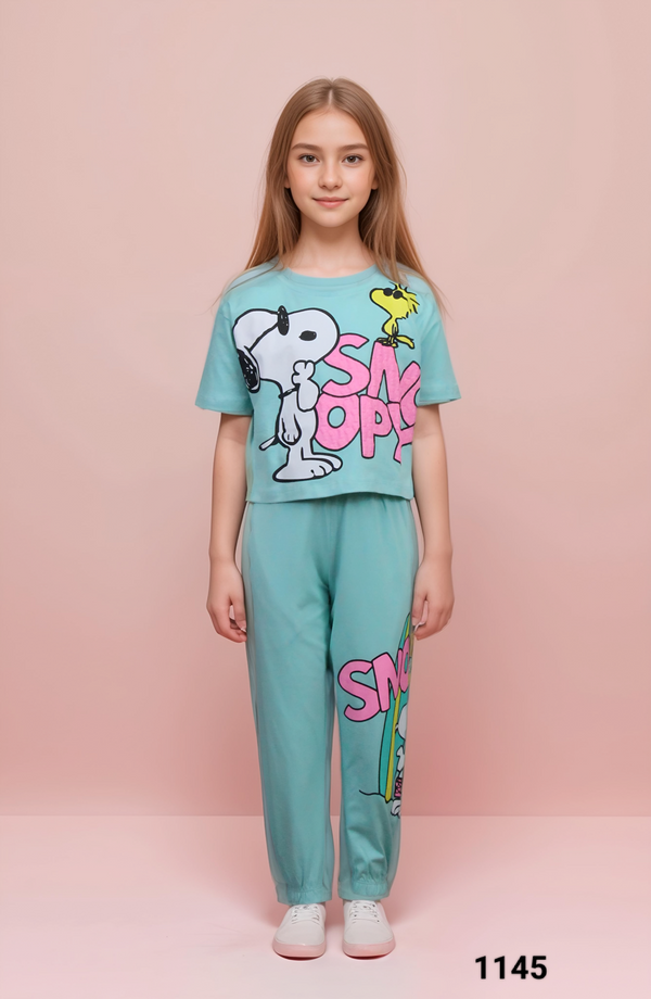 Aqua Colour Co-Ord Set(GC-GCOS_1145)