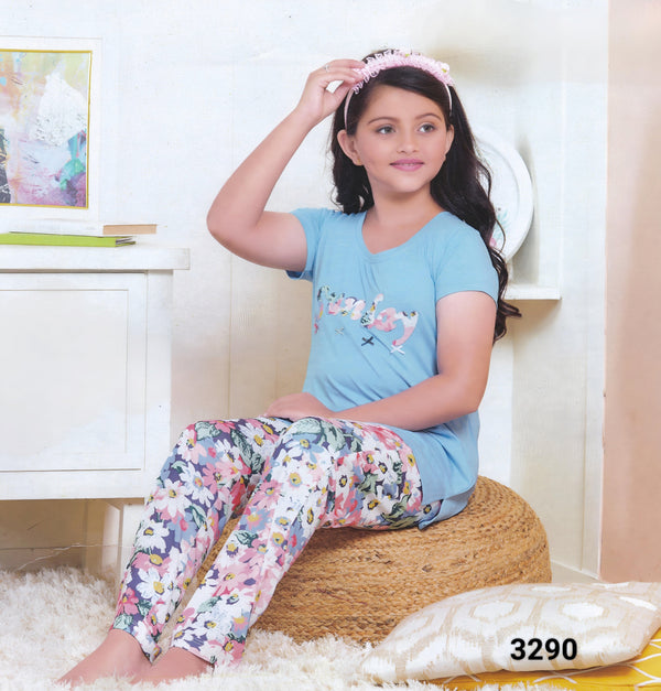 Sky Blue Colour Nightwear(GC-GNWR_3290)