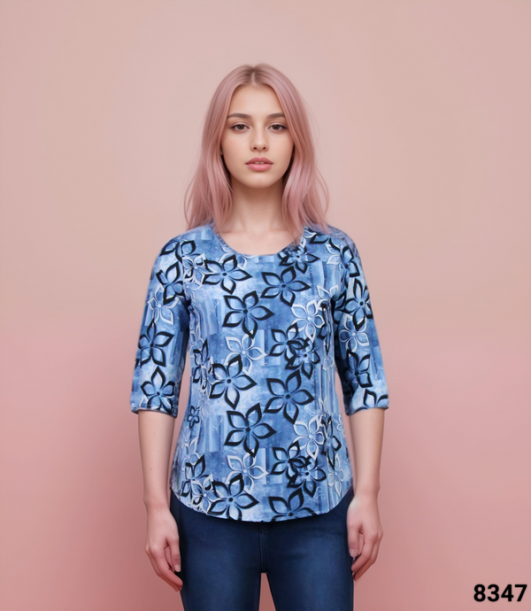 Blue Colour Top(LC-WTOP_8347)