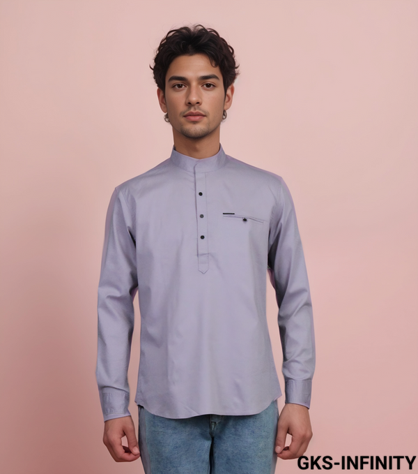 Lilac Colour Kurta Set(MC-MSHC_GKS-INFINITY)