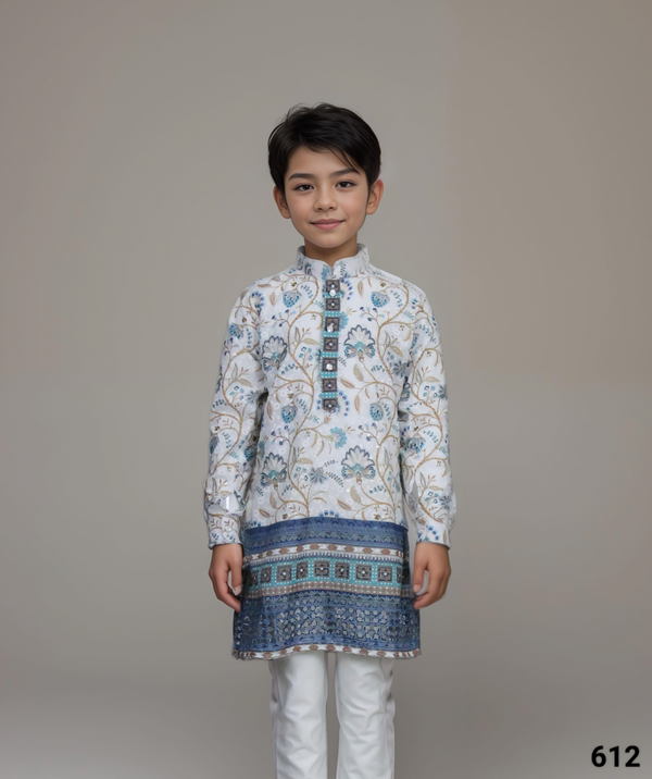 Aqua Colour Kurta Set(BE-BKUS_612)