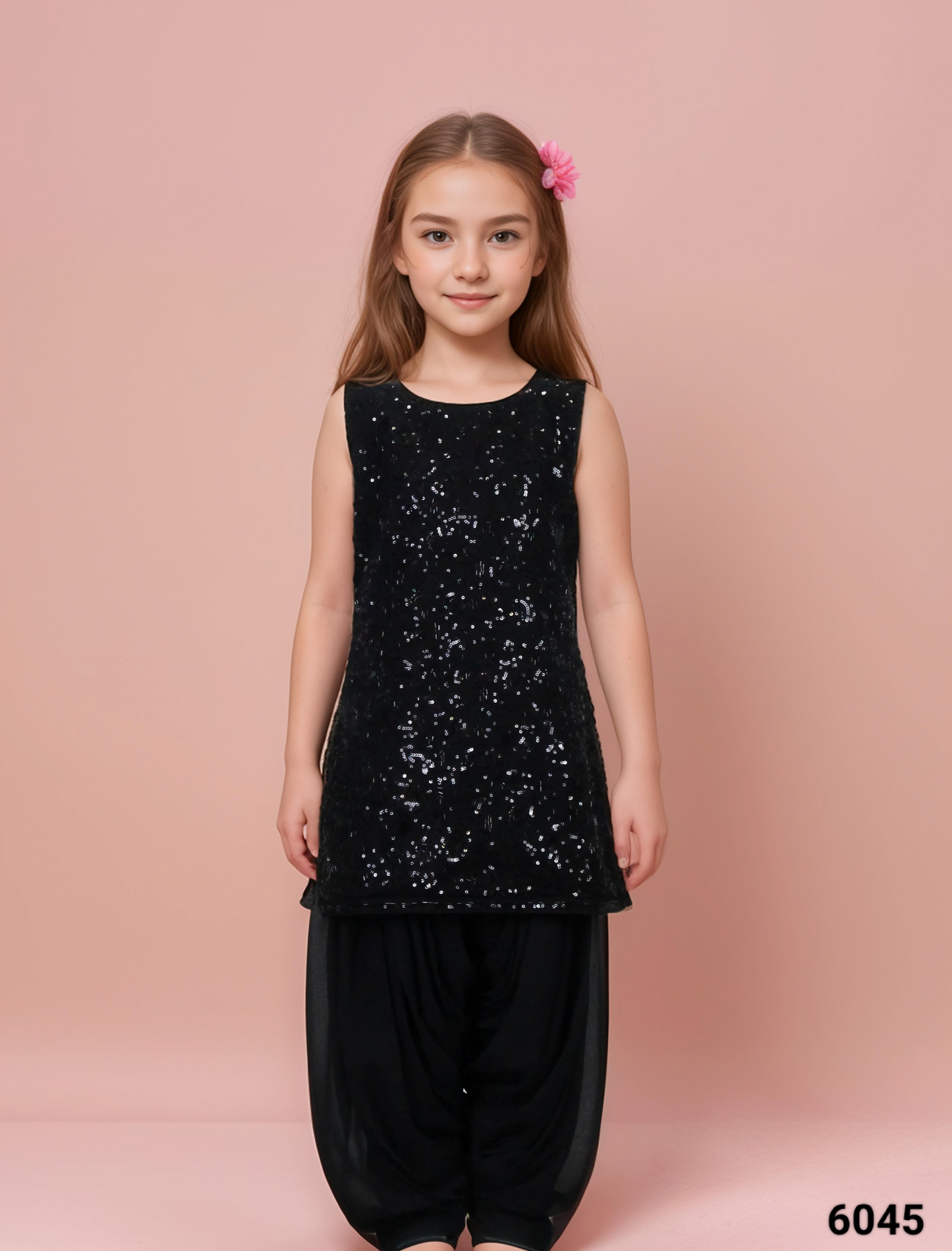 Black Colour Chudidar(GE-GCHU_6045)