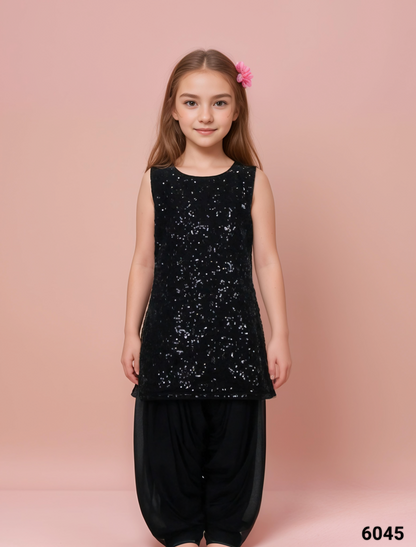 Black Colour Chudidar(GE-GCHU_6045)