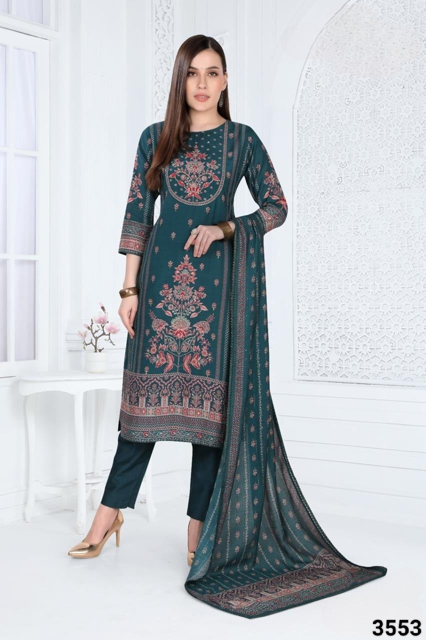 Green Colour Kurti Set(LC-WKIS_3553)