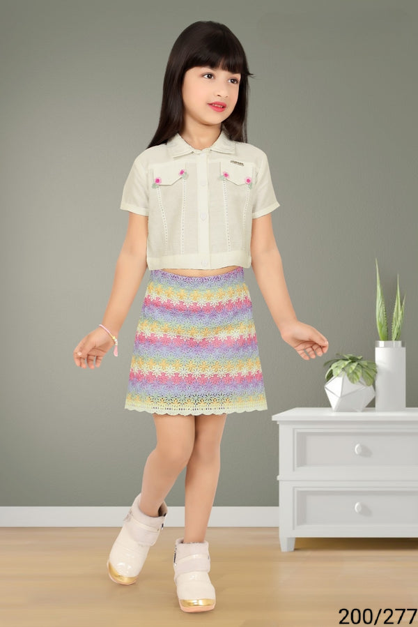 Pink Colour Skirt Blouse(GC-GSKT_200.277)