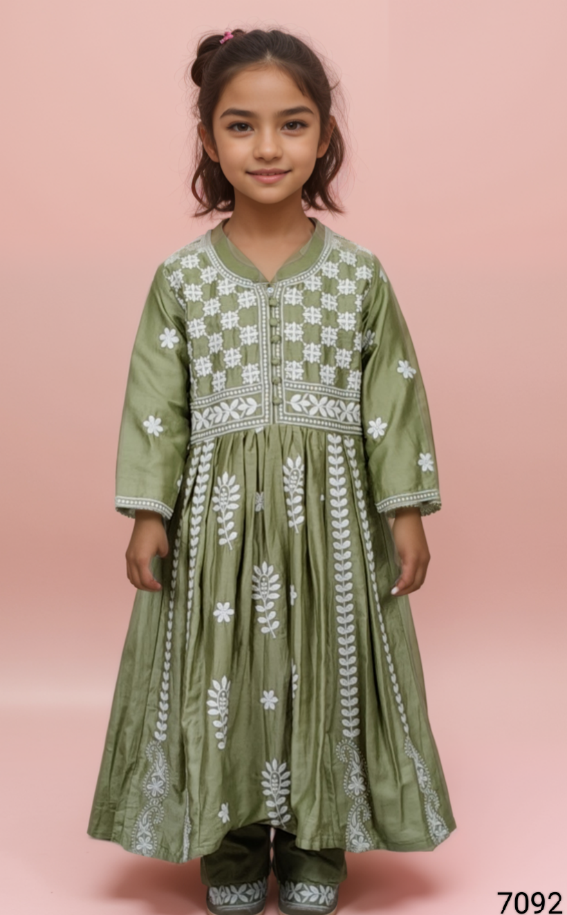 Green Colour Chudidar(GE-GCHU_7092)