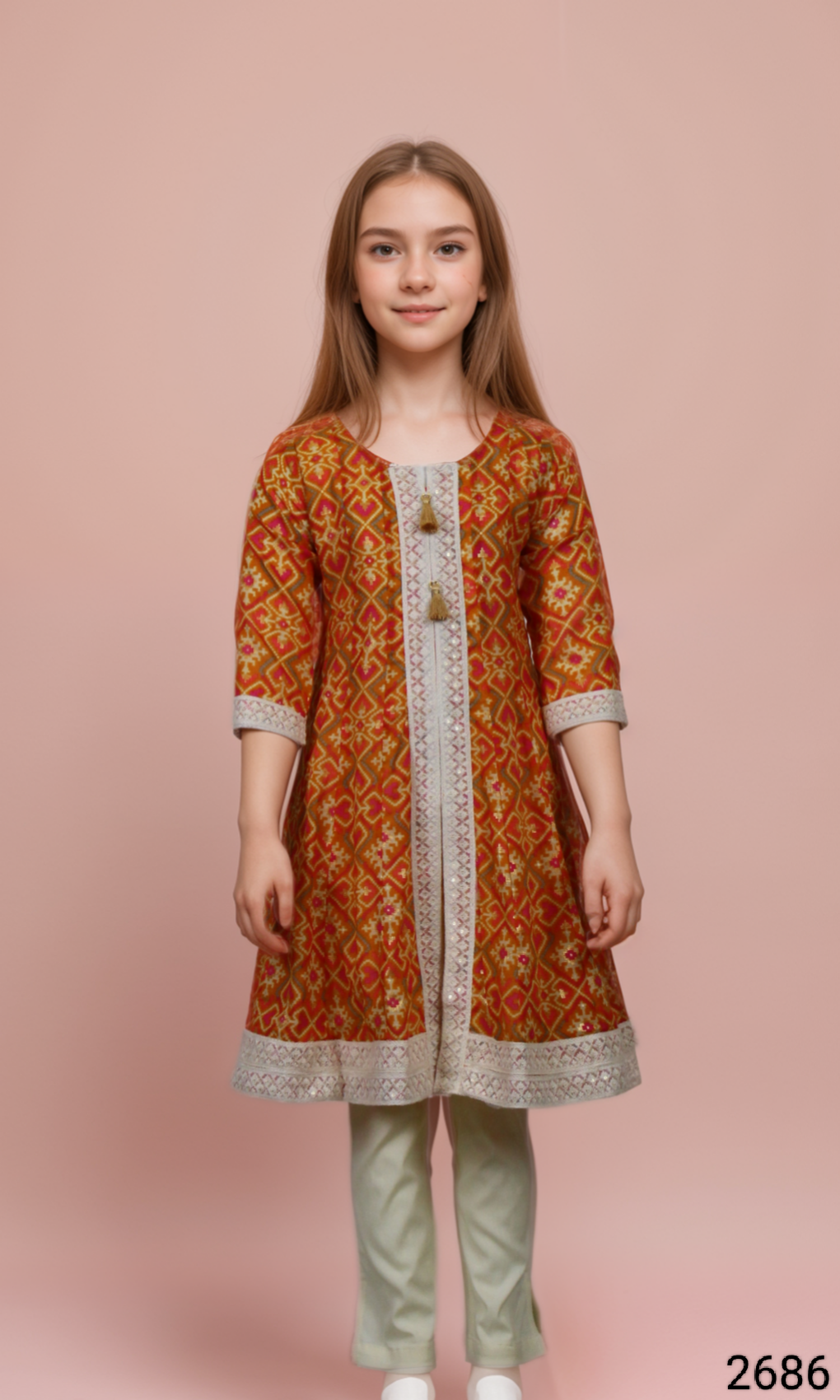 Yellow Colour Chudidar(GE-GCHU_2686)