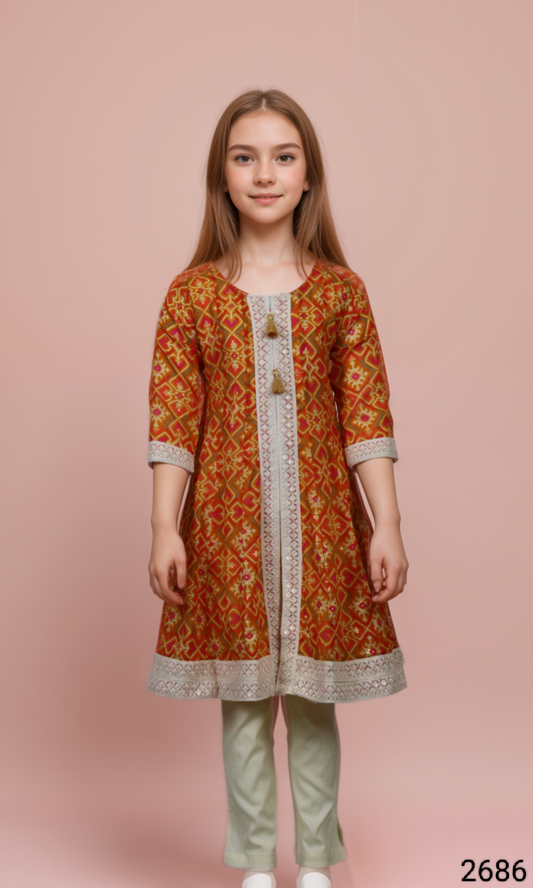 Yellow Colour Chudidar(GE-GCHU_2686)