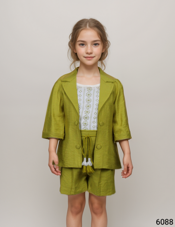 Mustard Colour Skirt Blouse(GC-GSKT_6088)