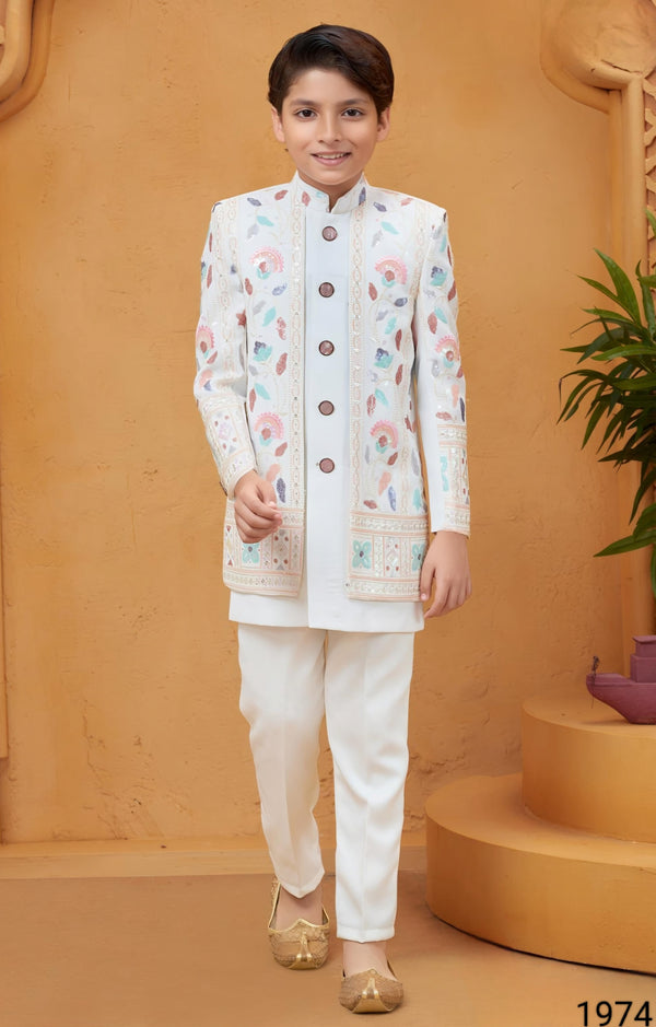 Cream Colour Indo western(BE-BINW_1974)