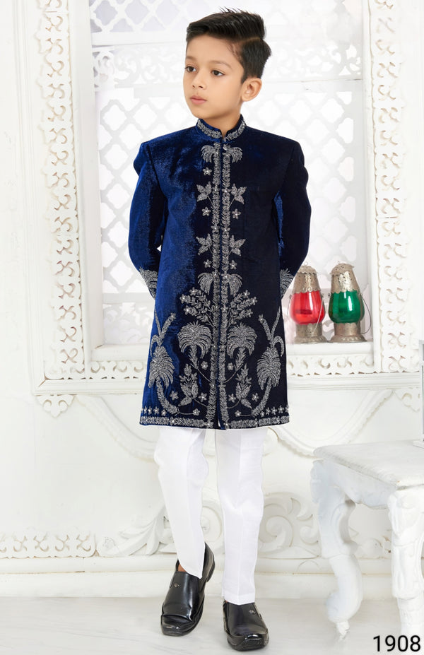 Blue Colour Indo western(BE-BINW_1908)
