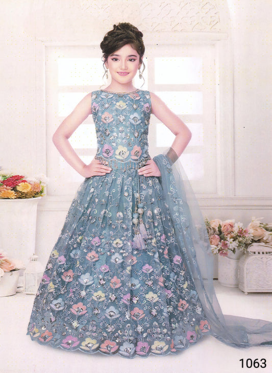 Royal Blue Colour Ghaghra Choli(GE-GGHC_1063)